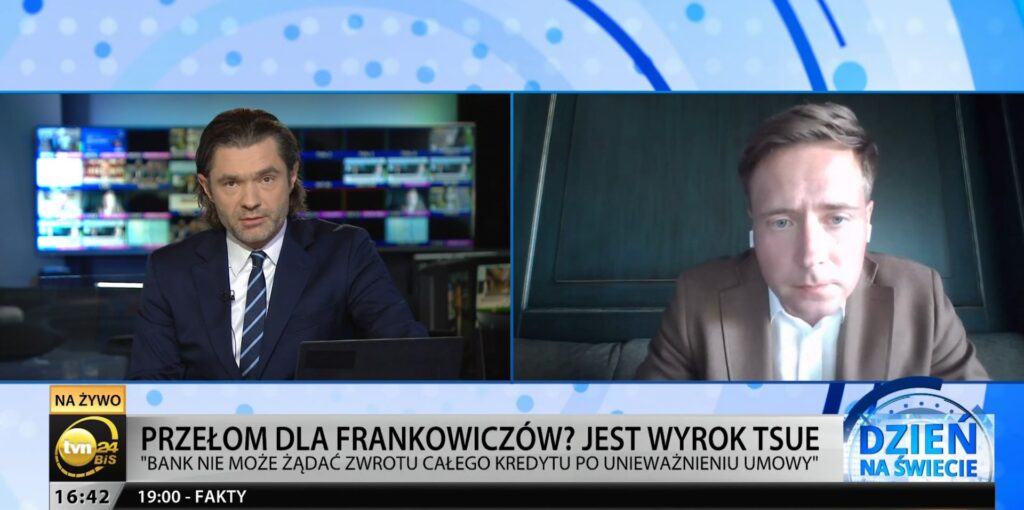 TVN Fakty odfrankowienie kredytu kancelaria frankowa